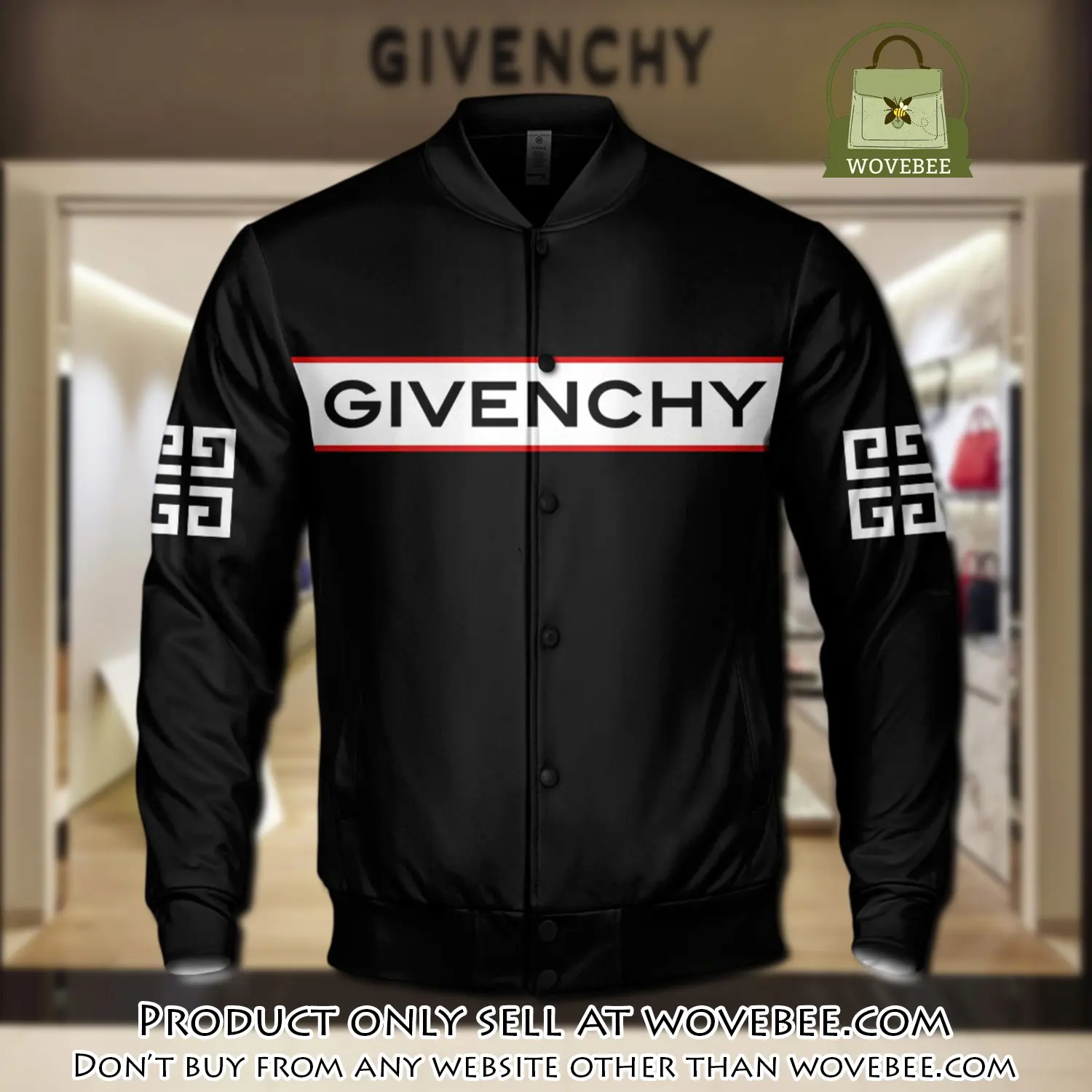 Luxury givenchy varsity premium baseball jacket bjv1051 wvb0749677